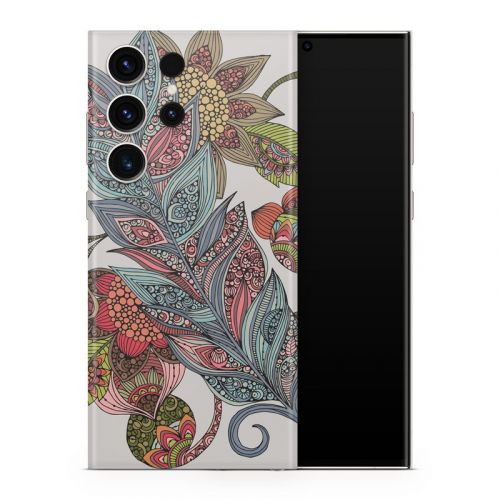Feather Flower Samsung Galaxy S23 Series Skin