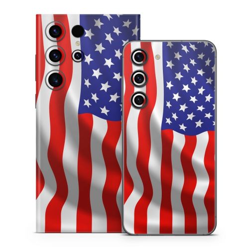 USA Flag Samsung Galaxy S23 Series Skin