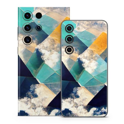 Gold Clouds Samsung Galaxy S23 Series Skin