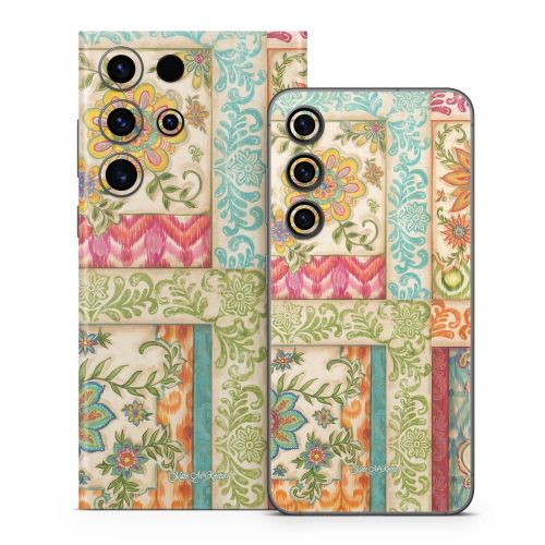 Ikat Floral Samsung Galaxy S23 Series Skin