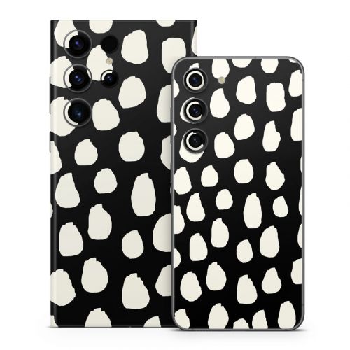 Inky Spots Black Samsung Galaxy S23 Series Skin