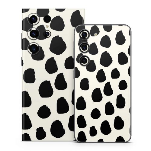 Inky Spots Cream Samsung Galaxy S23 Series Skin