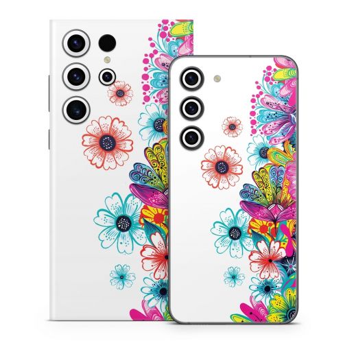 Intense Flowers Samsung Galaxy S23 Series Skin