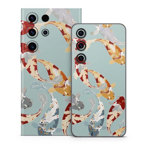 Koi Fish Pond Samsung Galaxy S23 Series Skin