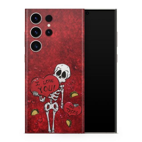 I Love You And Tacos Samsung Galaxy S23 Series Skin