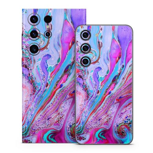 Marbled Lustre Samsung Galaxy S23 Series Skin