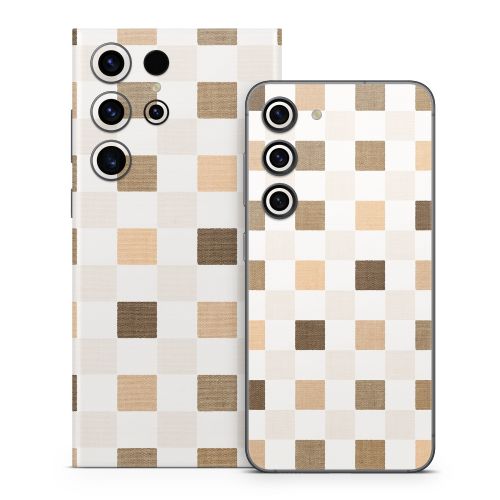 Neutral Checker Samsung Galaxy S23 Series Skin