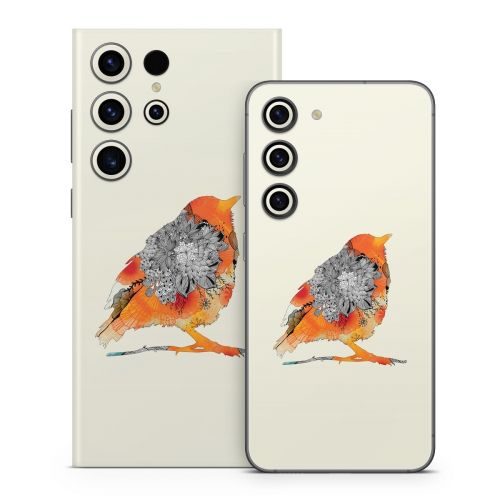 Orange Bird Samsung Galaxy S23 Series Skin