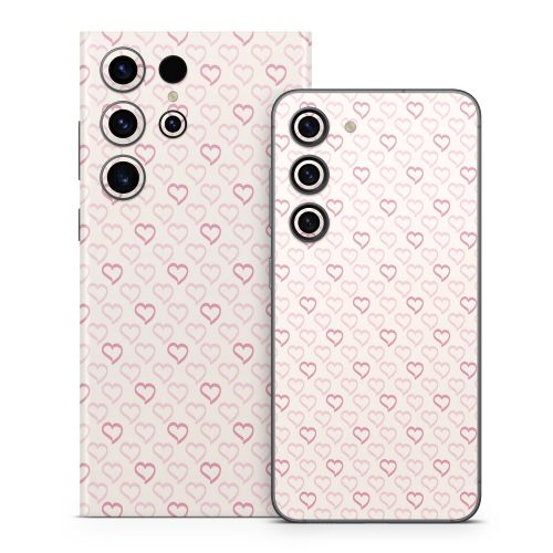 Patterned Hearts Samsung Galaxy S23 Series Skin