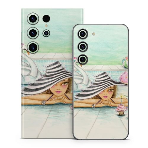 Delphine at the Pool Party Samsung Galaxy S23 Series Skin