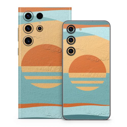 Retro Sunset Samsung Galaxy S23 Series Skin