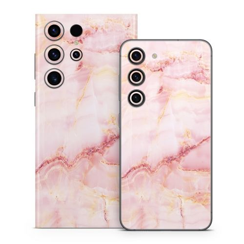 Satin Marble Samsung Galaxy S23 Series Skin