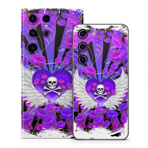Skull and Roses Samsung Galaxy S23 Series Skin