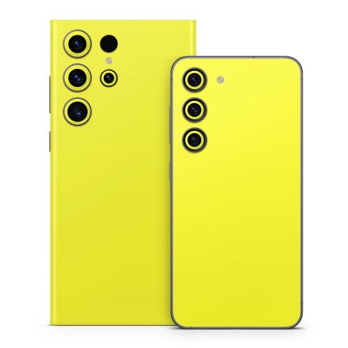 Solid State Lemon Samsung Galaxy S23 Series Skin