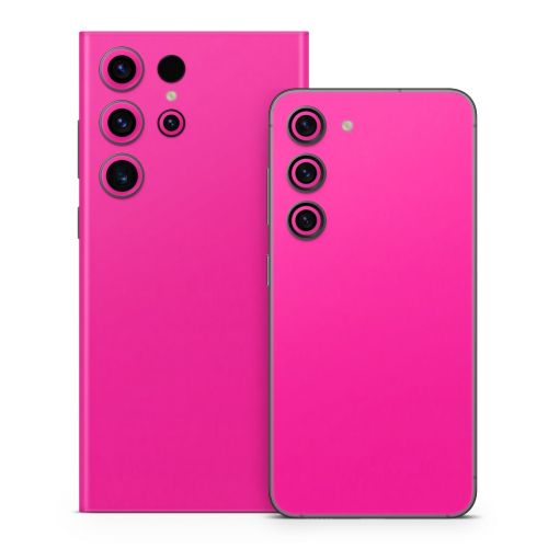 Solid State Malibu Pink Samsung Galaxy S23 Series Skin