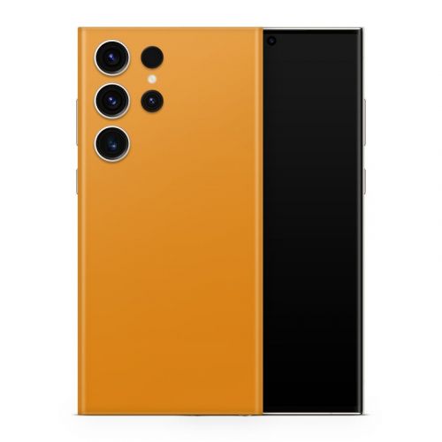 Solid State Orange Samsung Galaxy S23 Series Skin
