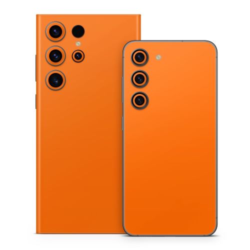 Solid State Pumpkin Samsung Galaxy S23 Series Skin