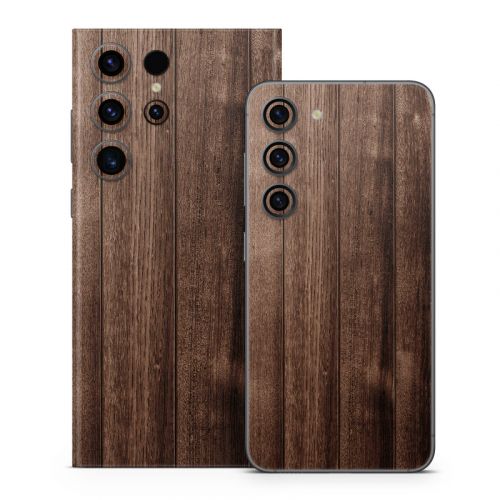 Stained Wood Samsung Galaxy S23 Series Skin