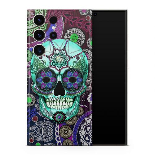 Sugar Skull Sombrero Samsung Galaxy S23 Series Skin