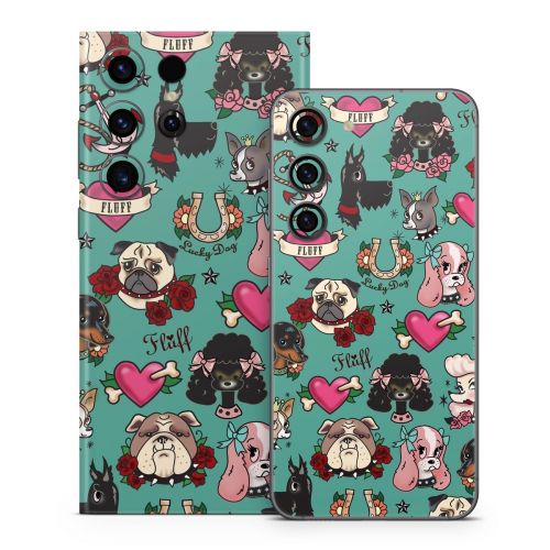 Tattoo Dogs Samsung Galaxy S23 Series Skin