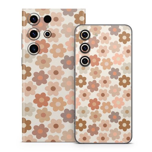Terracotta Daisies Samsung Galaxy S23 Series Skin