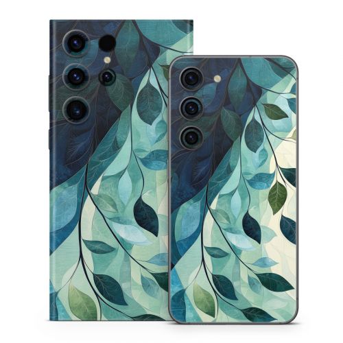 Teal and Indigo Samsung Galaxy S23 Series Skin