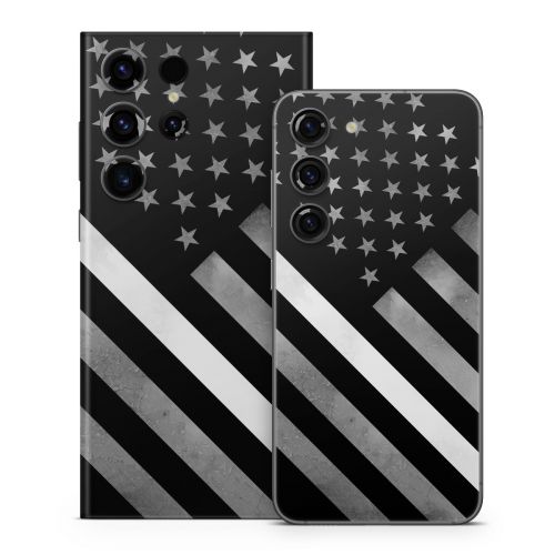 Thin White Line Hero Samsung Galaxy S23 Series Skin