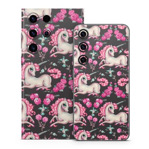 Unicorns and Roses Samsung Galaxy S23 Series Skin