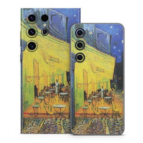 Cafe Terrace At Night Samsung Galaxy S23 Series Skin