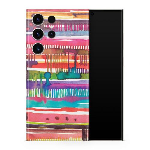 Watercolor Lines Samsung Galaxy S23 Series Skin