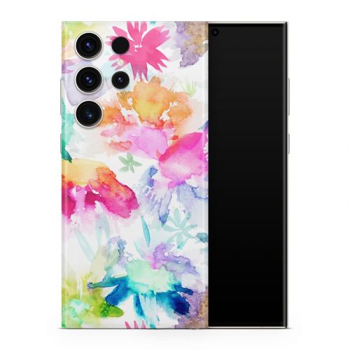 Watercolor Spring Memories Samsung Galaxy S23 Series Skin