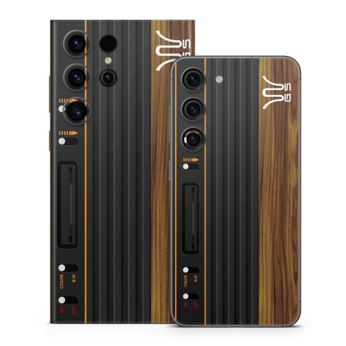Wooden Gaming System Samsung Galaxy S23 Series Skin