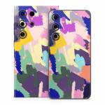 Abstract Scratches Samsung Galaxy S24 Series Skin