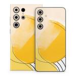 Abstract Yellow Samsung Galaxy S24 Series Skin