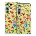 Button Flowers Samsung Galaxy S24 Series Skin