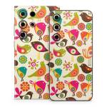 Bird Flowers Samsung Galaxy S24 Series Skin