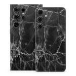Black Marble Samsung Galaxy S24 Series Skin