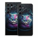 Blue Cheshire Cat Samsung Galaxy S24 Series Skin