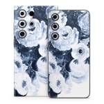 Blue Blooms Samsung Galaxy S24 Series Skin