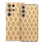 Orange Checks Samsung Galaxy S24 Series Skin