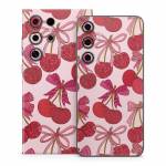 Cherry with Bows Samsung Galaxy S24 Series Skin