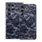Digital Navy Camo Samsung Galaxy S24 Series Skin