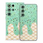Mint Chocolate Chip Ice Cream Drip Samsung Galaxy S24 Series Skin