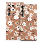Fresh Flowers Copper Samsung Galaxy S24 Series Skin