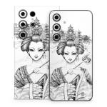 Geisha Sketch Samsung Galaxy S24 Series Skin