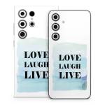 Love Laugh Live Samsung Galaxy S24 Series Skin