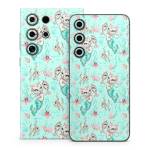 Merkittens with Pearls Aqua Samsung Galaxy S24 Series Skin