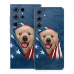 Patriotic Retriever Samsung Galaxy S24 Series Skin