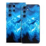 Blue Quantum Waves Samsung Galaxy S24 Series Skin