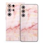 Satin Marble Samsung Galaxy S24 Series Skin